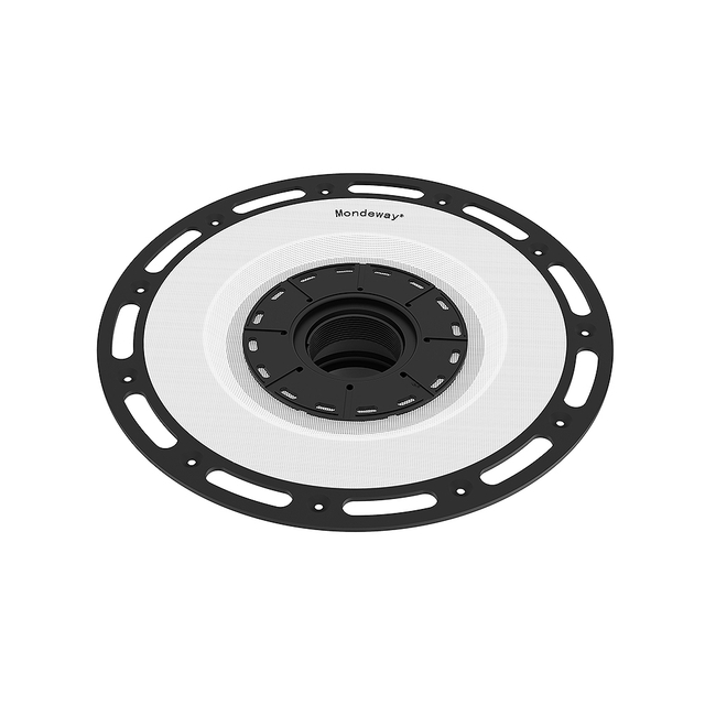abs shower drain flange with round drain base top structure