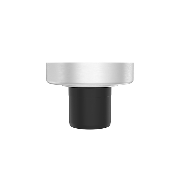 bottom structure of round shower drain with vertical outlet