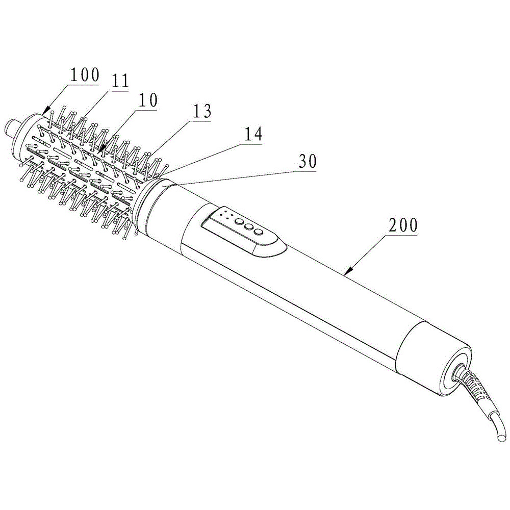 How to make a hot air brush（comb)