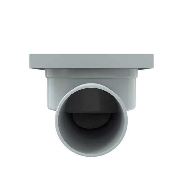 Shower drain adjustable feet front frame with stainless steel grate