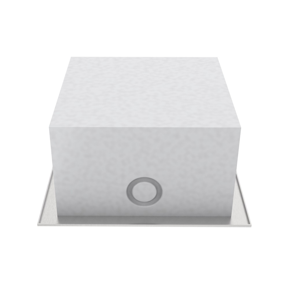 Built in toilet paper holder stainless steel back structure with wall integration design