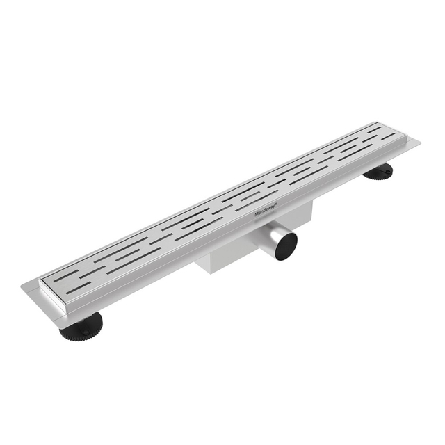 Piletta bagno lineare a pavimento con sifone wet dry e portata elevata
