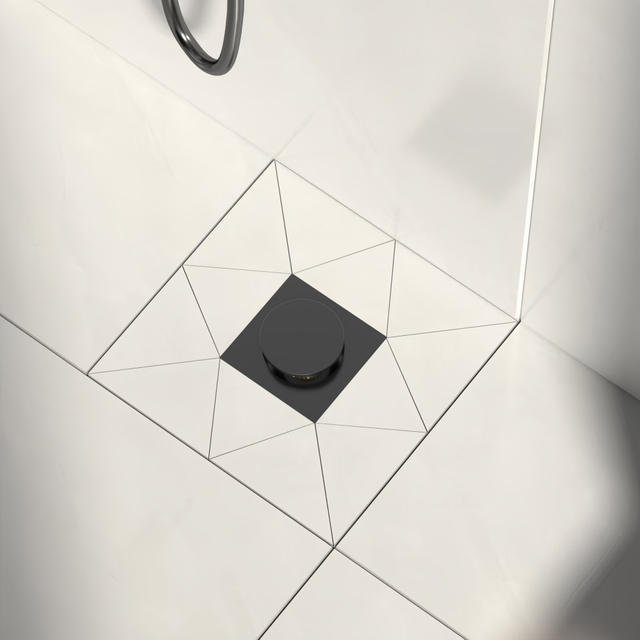 ss shower drain pop up drain square top cover surface