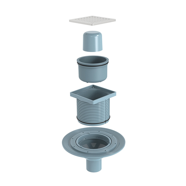 drains anti odor vertical exploded ABS structure