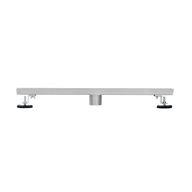 Slim channel drain horizontal display for modern bathroom drains