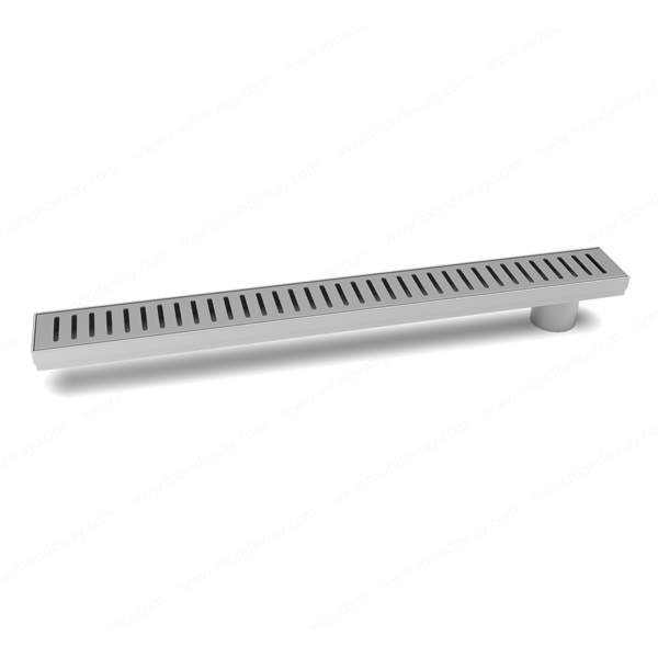 Side outlet ss channel drain linear body with stainless steel