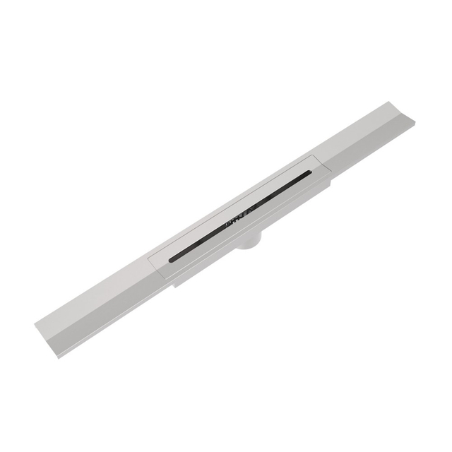 Cuttable linear drain for bathroom shower floor