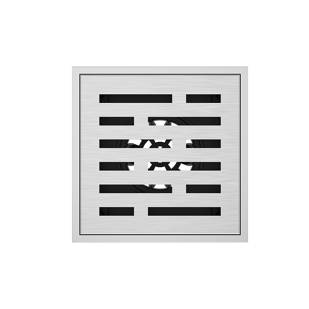 stainless steel grate for 4 inch square shower drain