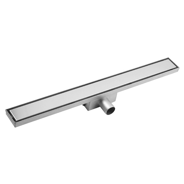 Tile insert invisible shower drain with stainless housing