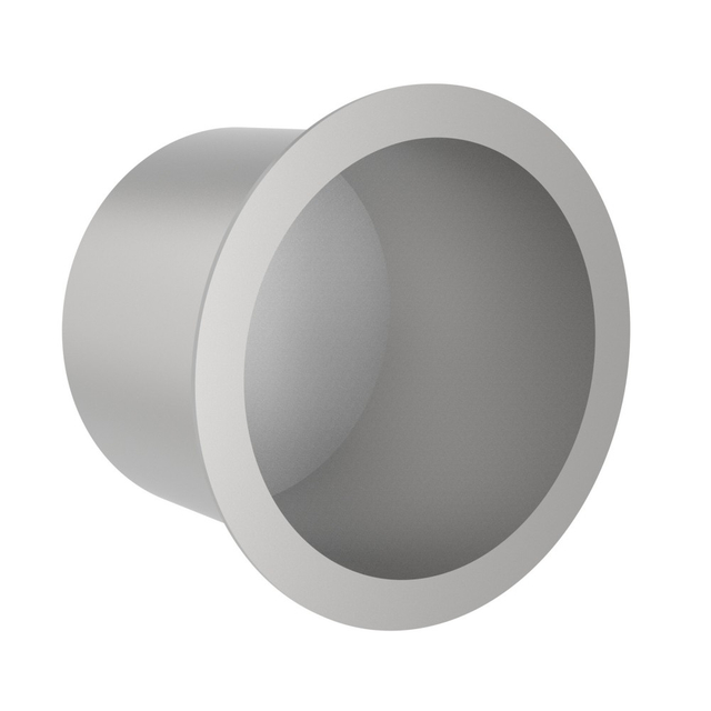 stainless steel recessed toilet paper holder with round niche front design