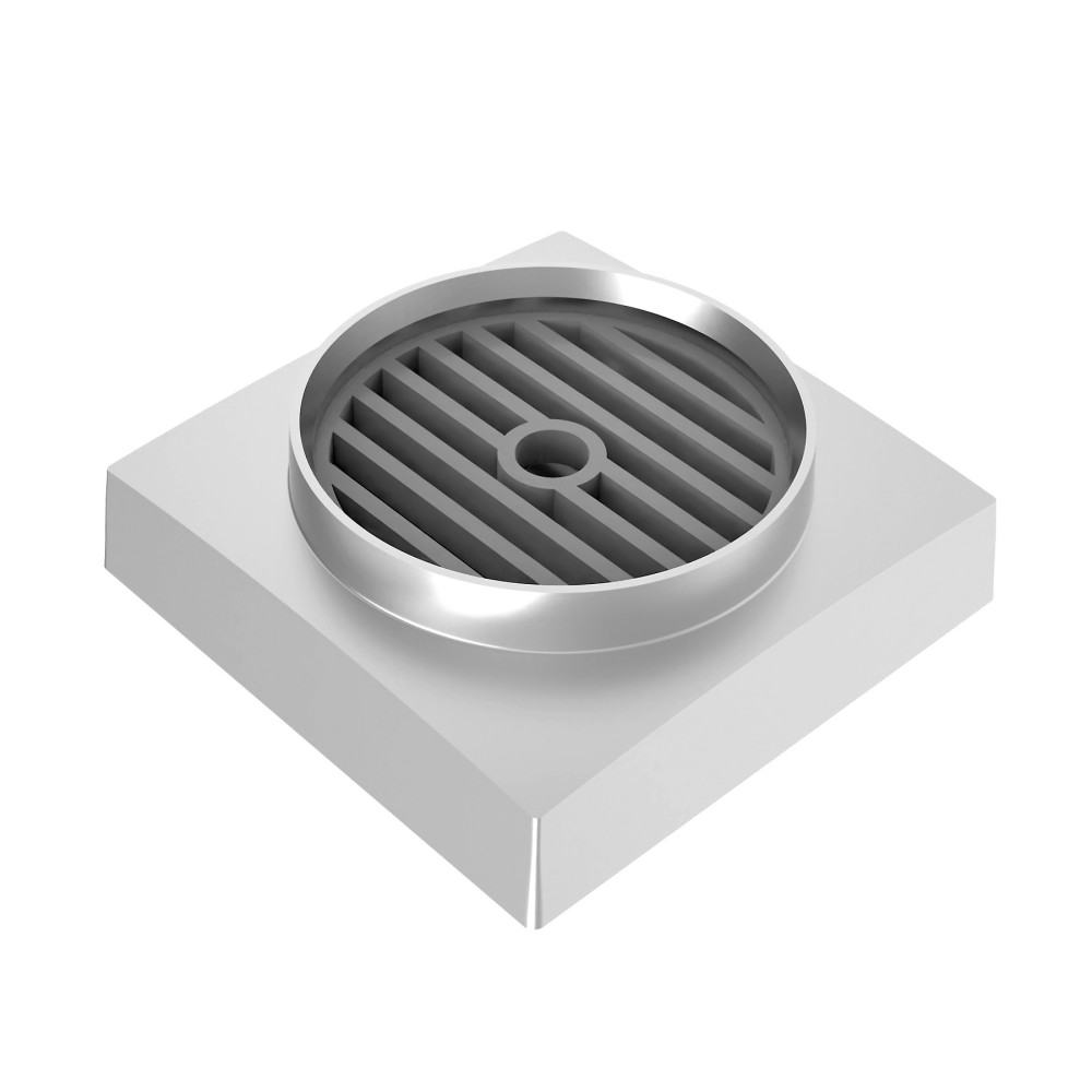 round plastic filter part for brass square drain shower