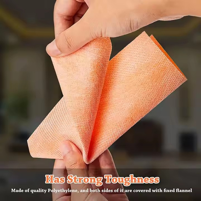Flexible polyethylene shower corner waterproofing with strong toughness and double-sided flannel coating