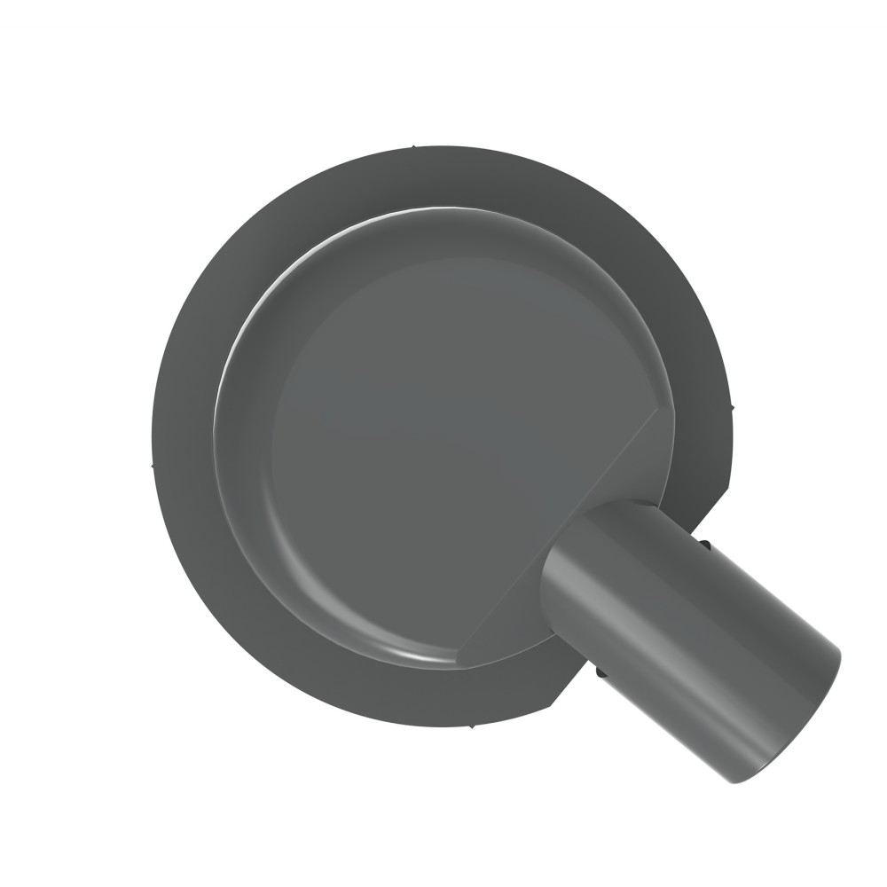 pp drain bottom structure with horizontal outlet water flow