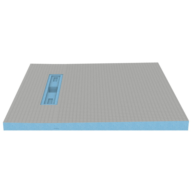 Tile-ready shower base pan with surface polymer coating