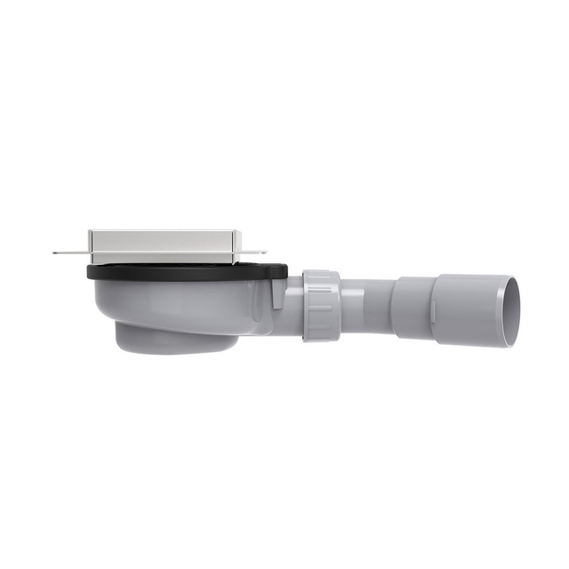 horizontal abs shower drain assembly side structure