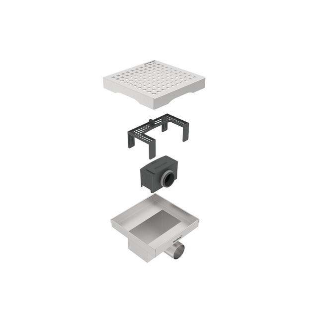 6 inch shower drain stainless steel exploded structure