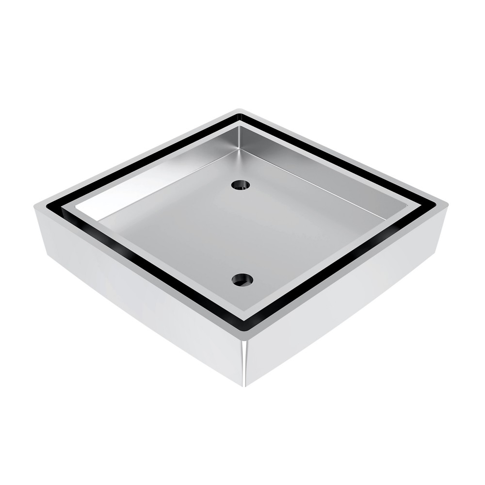 Brass Square Vertical Drain