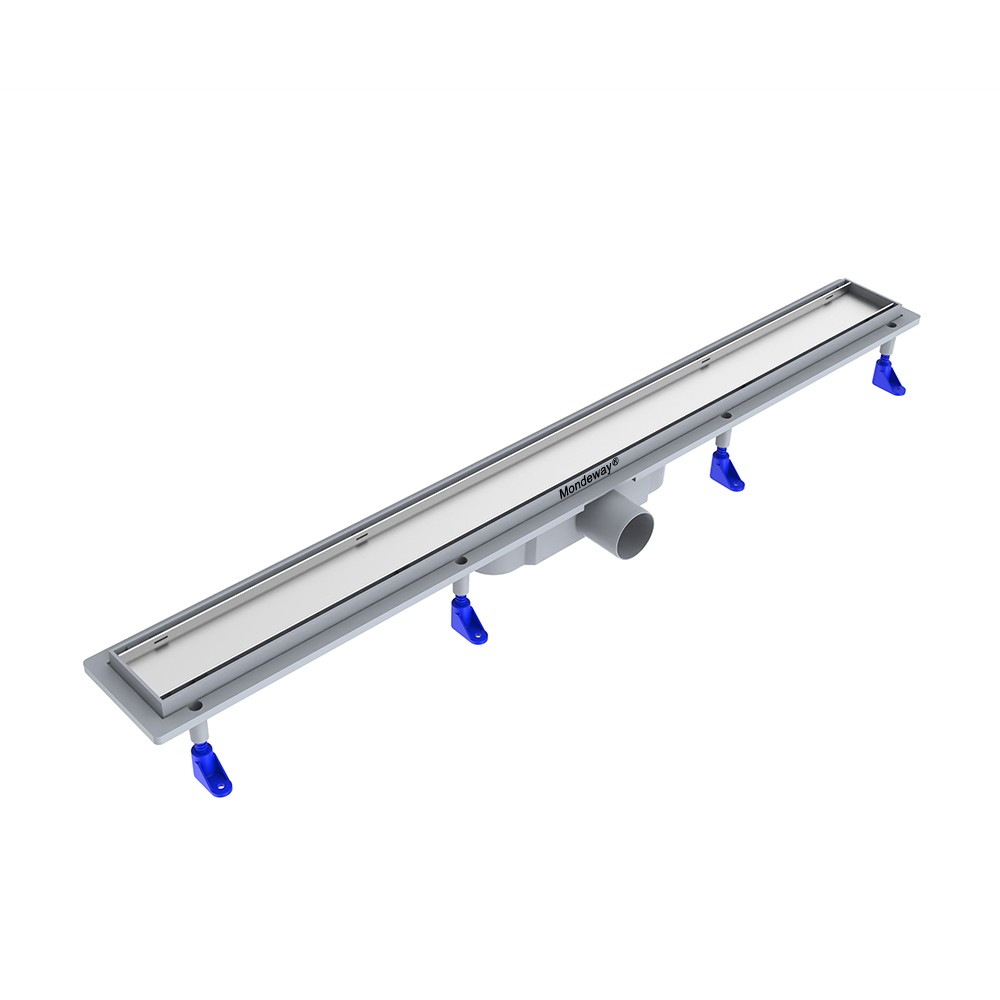 SS shower drain linear bathroom drain with ABS base main structure