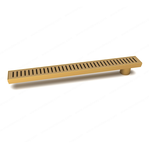 Ss channel drain adjustable side outlet detail for installation