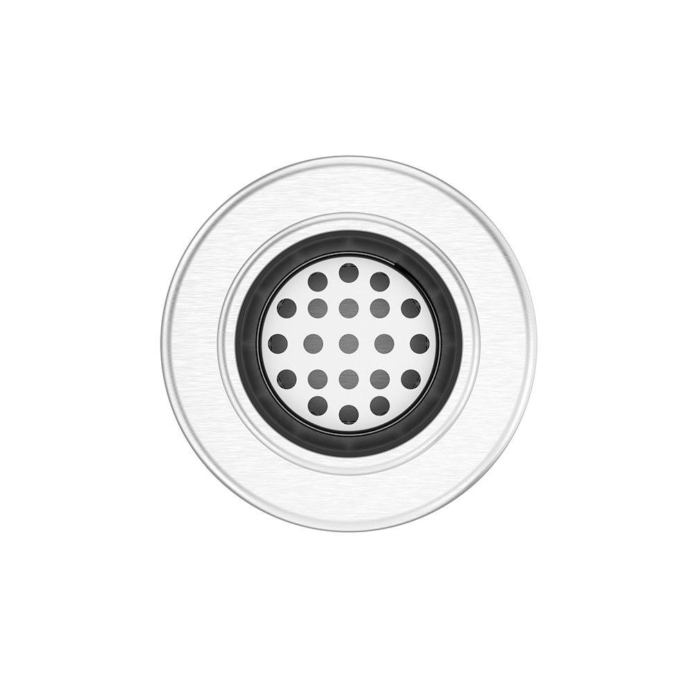 100x100mm shower drain round with removable hair filter insert