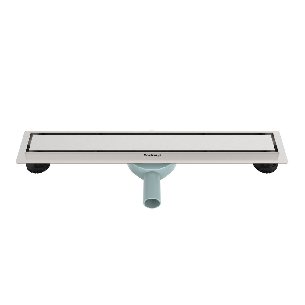 Floor drain stainless steel horizontal outlet with water seal mechanism