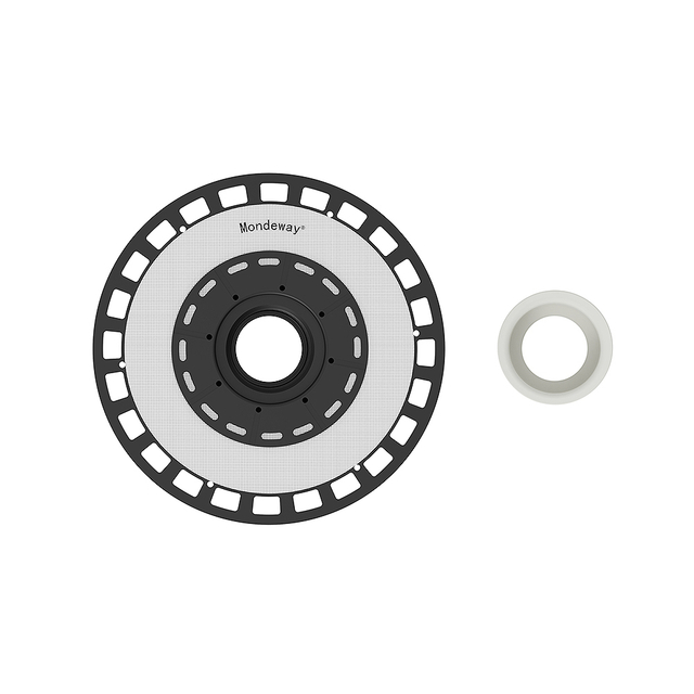 Front ring structure of ABS shower drain flange kit for bathroom floor drain