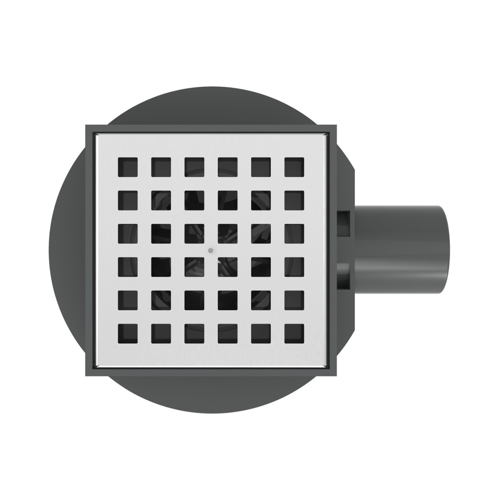 square tile shower drain top grate pattern design