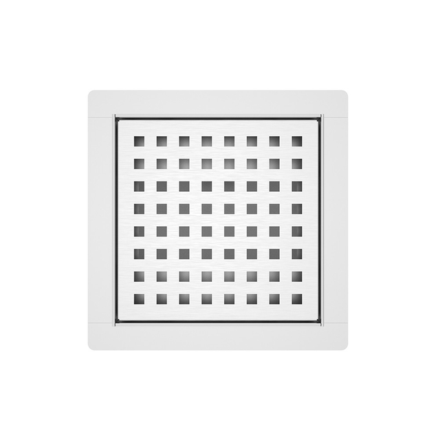 square drain stainless steel grate top design for tile shower floor drain