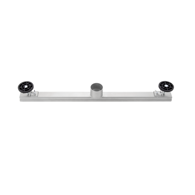 Siphon shower drain vertical outlet stainless structure