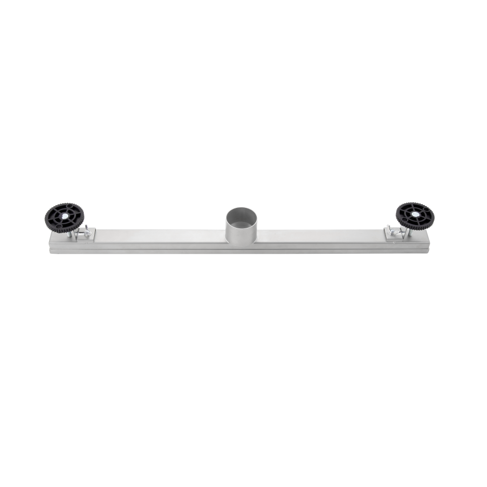 Siphon shower drain vertical outlet stainless structure