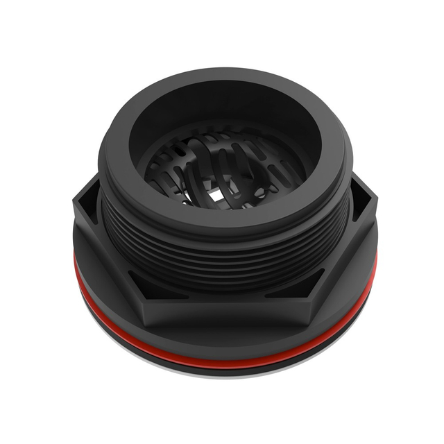 pvc shower drain base with integrated filter for round tile floor installation