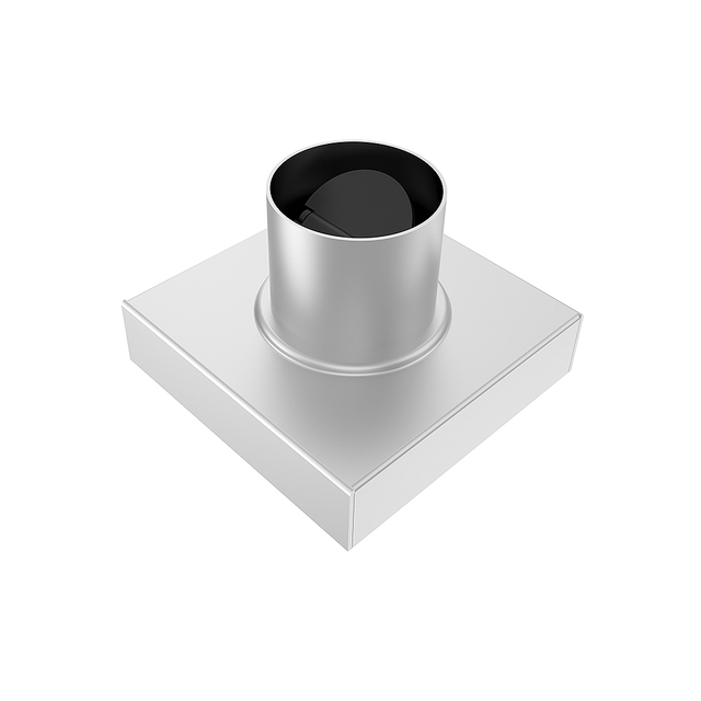 vertical drain square stainless steel rear angled structure