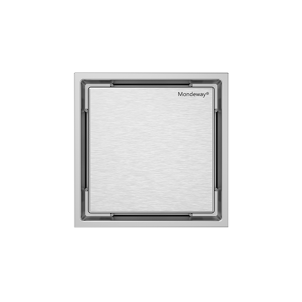 stainless steel floor drain removable square cover top structure