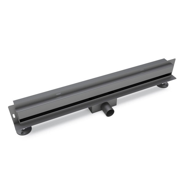 Linear wall drain gun metal finish 304 stainless invisible bathroom drain