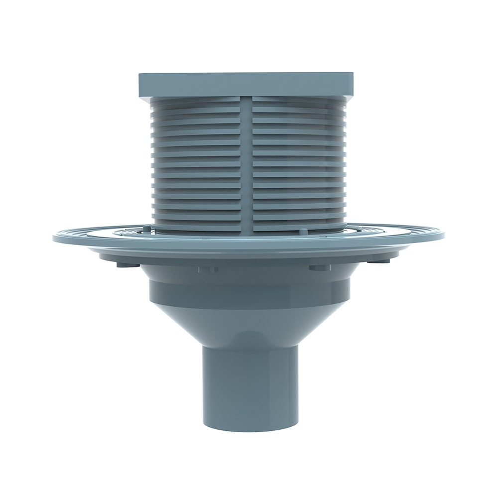 bathroom drain square vertical outlet side structure ABS