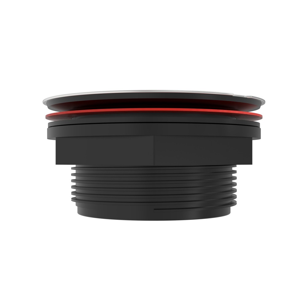 side structure of pvc floor drain with stainless steel round drain grates