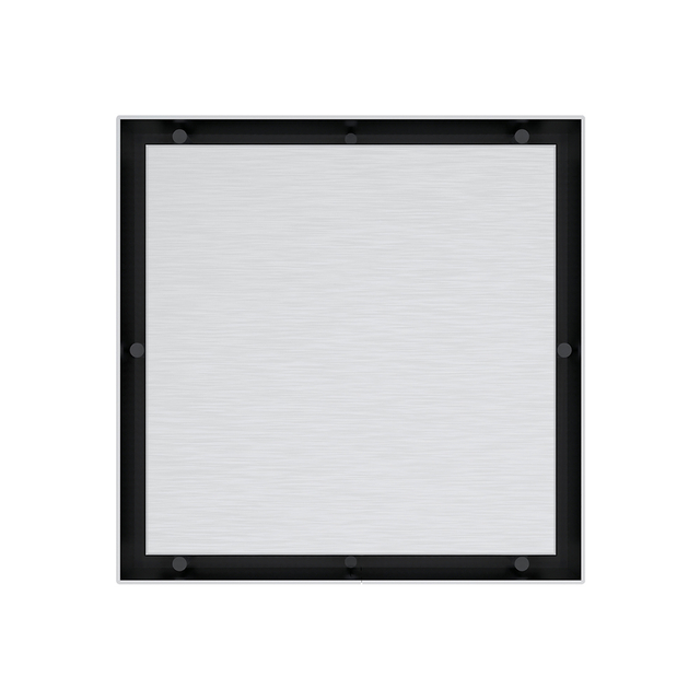 Square floor drain vertical drain shower without flange brushed stainless panel