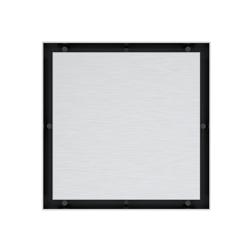 Square floor drain vertical drain shower without flange brushed stainless panel