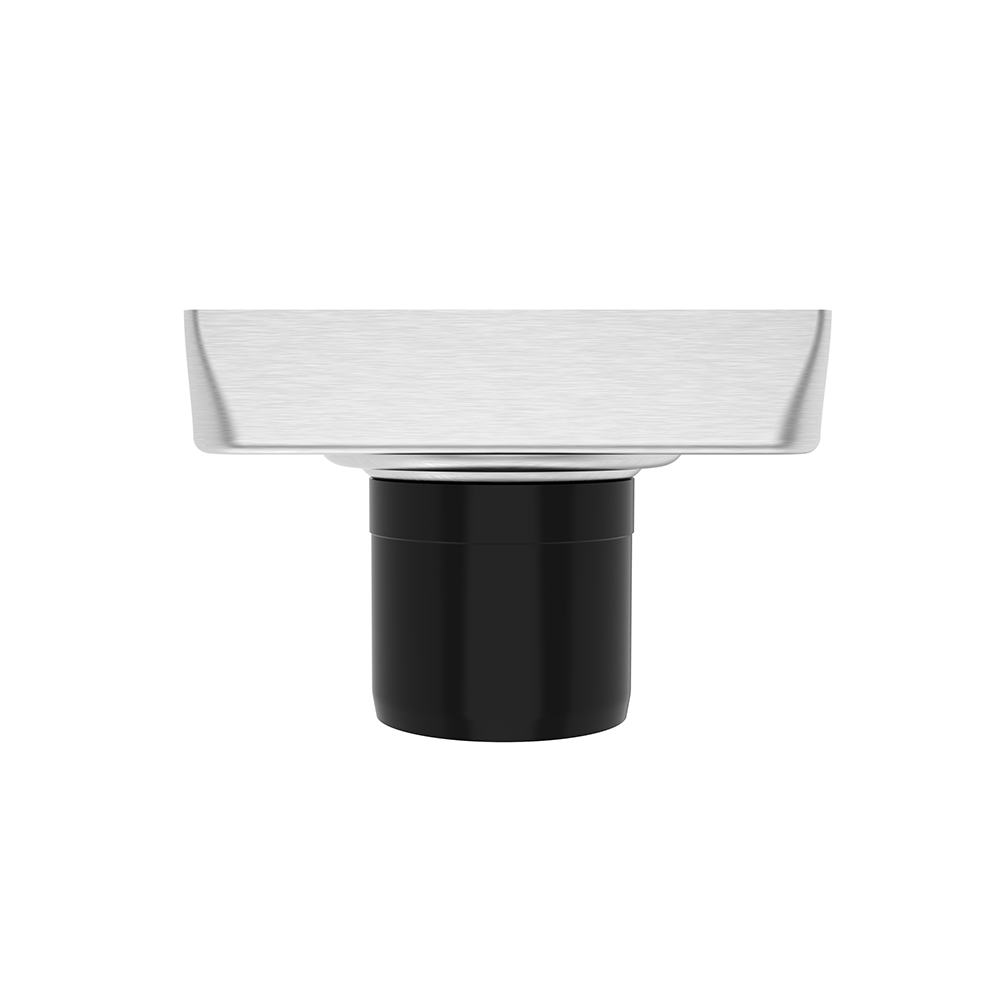 Vertical drains side profile with low installation height