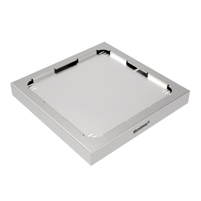 Pool skimmer drain base structure in stainless steel for pool drainage