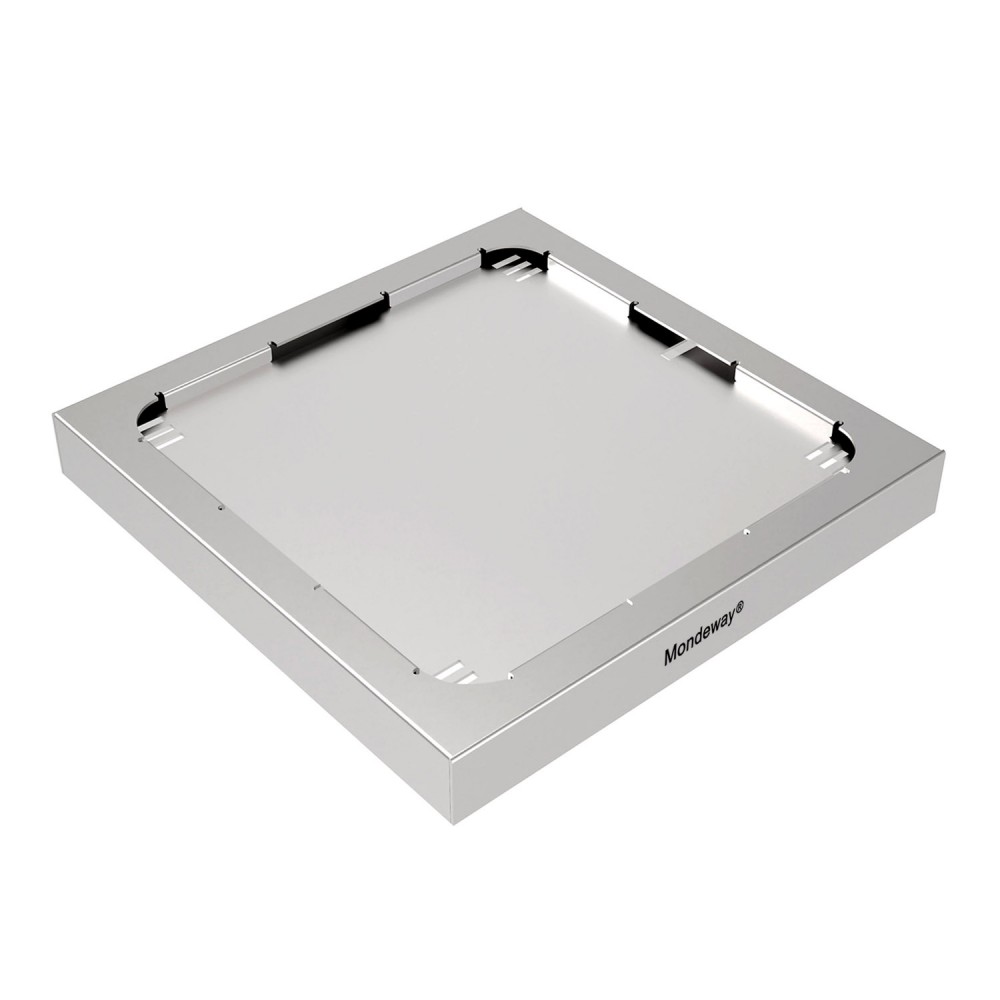 Pool skimmer drain base structure in stainless steel for pool drainage