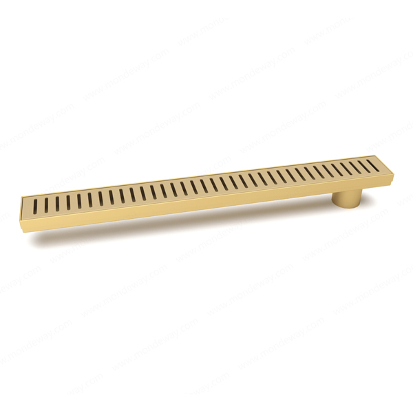 Adjustable side outlet shower drain ss channel drain full structure