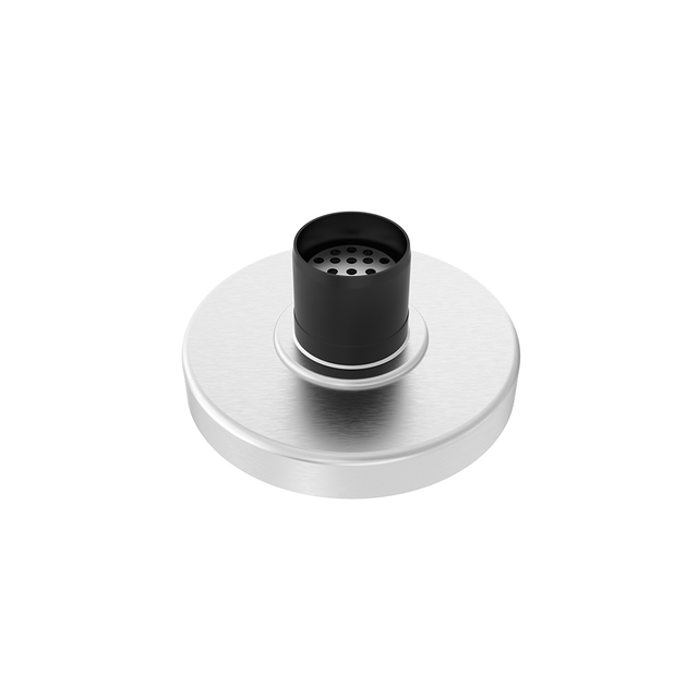 vertical outlet core of 150&times;150mm round drain stainless steel shower drain