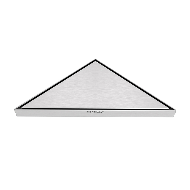 Floor drain bathroom triangular shower drain bottom outlet structure