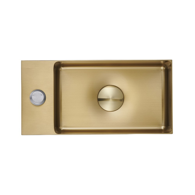 rectangular basin stainless steel wall hung sink top layout