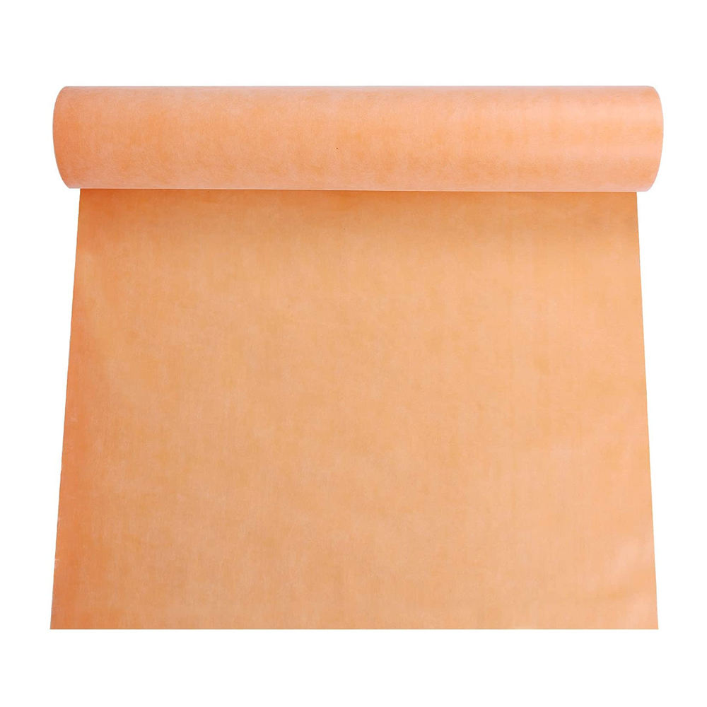 Orange HDPE roll on waterproofing membrane for shower walls