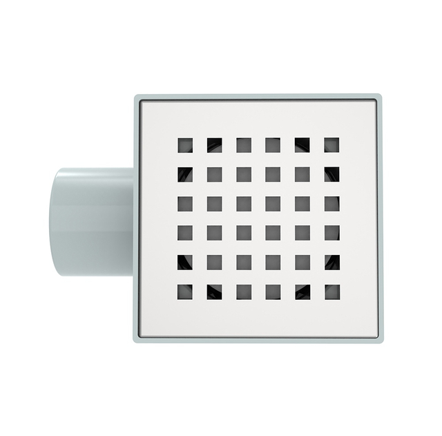 Top grate of square shower drain featuring anti odor design