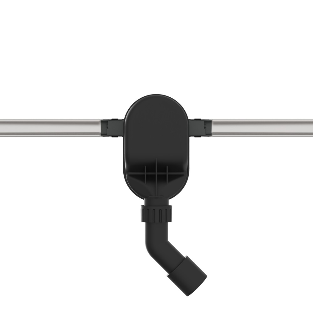 Horizontal shower drain back outlet with PP siphon and anti-odor structure