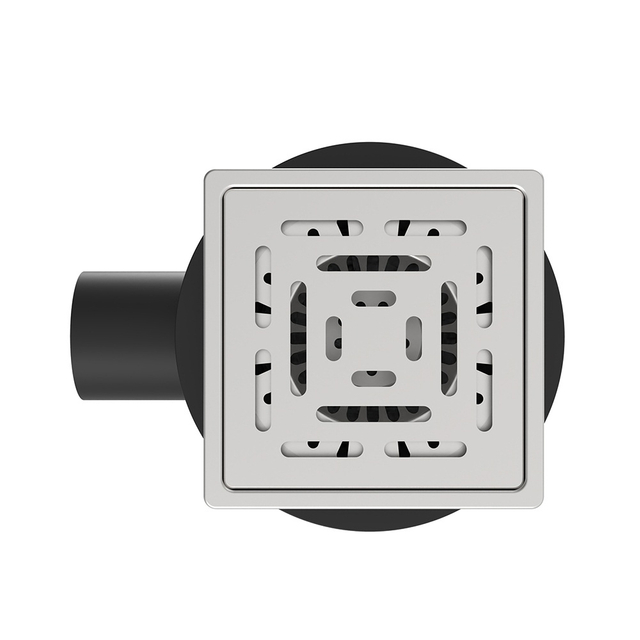hdpe floor drain square top grate with optimized drainage openings