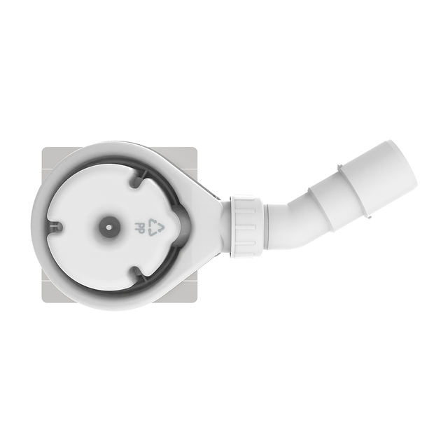 abs base anti odor square drains bottom siphon structure
